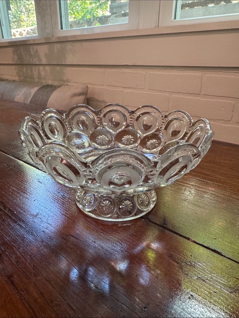 LE smith moon and stars pedestal bowl